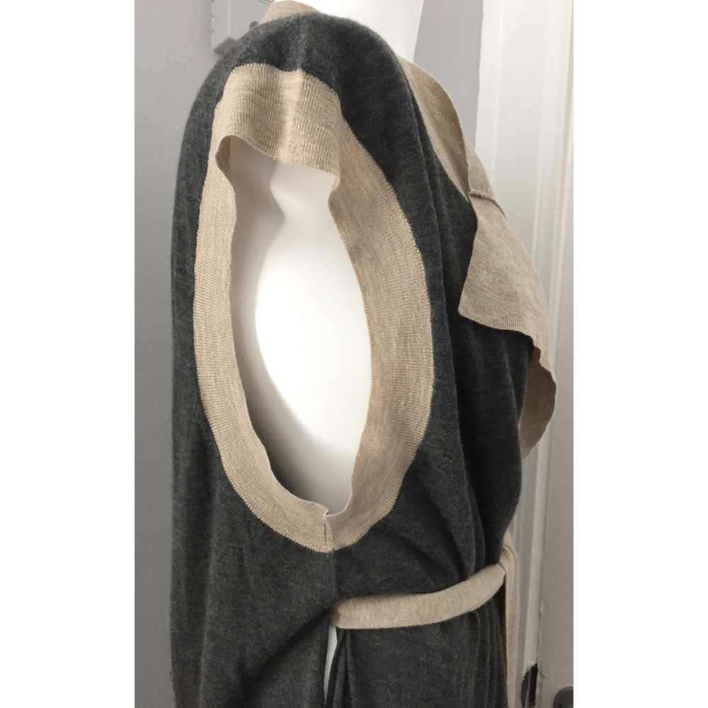 Authentic Thomas Wylde Grey Khaki Cashmere Robe - Picture 6 of 8